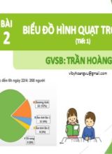 Bài giảng Toán Lớp 7 (Sách Chân trời sáng tạo) - Chương 5 - Bài 2 Biểu đồ hình quạt tròn - Năm học 2022-2023